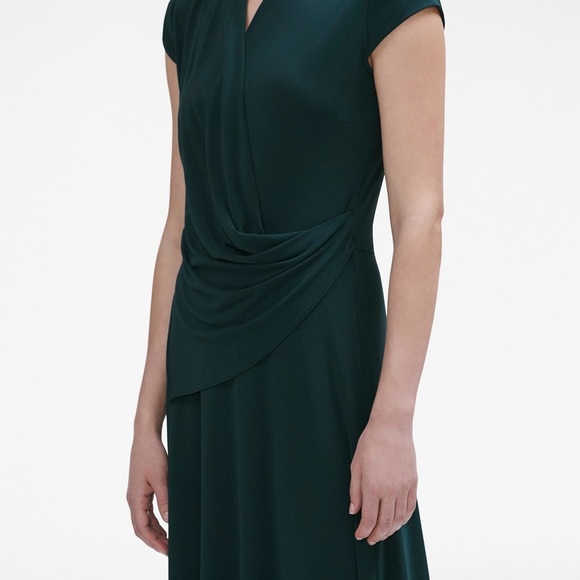 M.M. LaFleur Zulma Midi Dress Black Italian Fabric Women Size XS NWT $295 - Picture 7 of 15